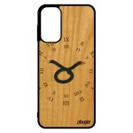 Coque samsung m13 en bois silicone signe taureau horoscope 4g etui bleu univers homme housse original ...