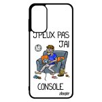Coque samsung m13 silicone j'peux pas j'ai console etui blanc jeux video telephone geek souple humoristique ...