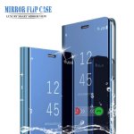 Coque samsung note 10 plus, bleu clear view etui a rabat cover housse pour samsung galaxy note 10 plus ...