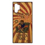Coque pour samsung note 10 + plus en bois silicone j'peux pas y'a coupe du monde jpeux rugby bd texte ...