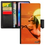 Coque samsung note 10 lite cuir cheval original orange smartphone poney equitation poulain design antichoc ...