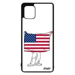 Coque samsung note 10 lite silicone drapeau etats unis usa americain portable caoutchouc smartphone coupe ...