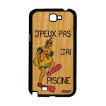 Coque pour samsung note 2 en bois silicone j'peux pas j'ai piscine vert a samsung galaxy note 2 Coque pour samsung note 2 en bois silicone j'peux pas j'ai piscine vert a samsung galaxy note 2