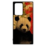Coque pour samsung note 20 ultra bois silicone panda animal etui fleurs animaux case peinture ours ecologie ...