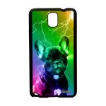 Coque samsung note 3 silicone chien chiot telephone vert animal gel mignon antichoc housse bulldog francais ...