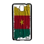 Coque samsung note 3 en silicone drapeau cameroun camerounais foot housse samsung galaxy note 3