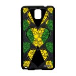 Coque samsung note 3 silicone drapeau jamaique jamaicain reagge basket foot dual sim ragga coeur jo noir ...