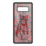 Coque pour samsung note 8 silicone chat rouge petit ethnique antichoc de samsung galaxy note 8