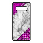 Coque samsung note 8 silicone marbre design ligne motif effet granite smartphone geometrique fond antichoc ...