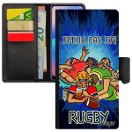 Coque samsung s10 a rabat portefeuille j'peux pas j'ai rugby personnalis� pas cher portable telephone ...