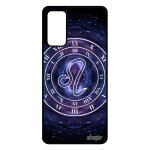 Coque pour samsung s20 fe en silicone signe astrologique lion etui etoiles univers avenir unique horloge ...