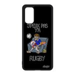 Coque pour samsung s20 silicone j'peux pas y'a rugby je jpeux xv de france design humoristique case noir ...