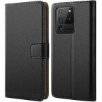 Coque samsung s20 ultra, coque galaxy s20 ultra, housse en cuir premium etui de protection pour samsung ...