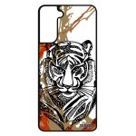 Coque samsung s21 + plus silicone tigre peinture art arbre bengal animal tribal afrique smartphone dessin ...