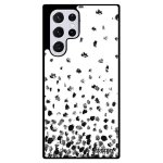 Coque samsung s22 ultra silicone confettis pois romantique effet design fond petales jolie smartphone ...