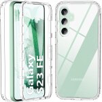 Coque pour samsung s23 fe, coque s23 fe, silicone antichoc avec protecteur d'�cran integrale anti - rayures ...