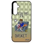 Coque pour samsung s23 fe silicone j'peux pas y'a basketball texte comique jpeux design bd vert basket ...