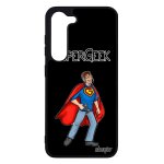 Coque samsung s23 silicone super geek original texte humour comics console jeux video gamer rigide bd ...