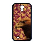 Coque samsung s4 bois silicone aigle design royal mobile animaux animal case rapace oiseau plante unique ...
