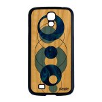 Coque pour samsung s4 en bois silicone marbre effet housse matiere portable motif color caoutchouc granite ...