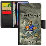 Coque pour samsung s6 edge portefeuille j'peux pas je geek console jeux video etui bande dessine jpeux ...