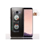 Coque samsung s8 cassette retro audio - housse gel k7 vintage