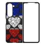Coque samsung z fold 5 silicone drapeau france fran�ais coupe d'europe i love bleu blanc rouge basket ...