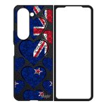 Coque samsung z fold 5 silicone drapeau nouvelle zelande neo zelandais rugby foot portable coupe du monde ...