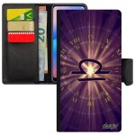 Coque signe balance pour honor 10 portefeuille leather astrologique du zodiaque soleil telephone design ...