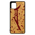 Coque signe du zodiaque gemeaux samsung galaxy note 10 lite bois silicone antichoc symbole tache d'encre ...