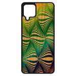 Coque silicone a12 bois illusion d'optique losange multicolore vert housse cover telephone portable tpu ...