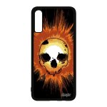 Coque en silicone a70 tete de mort etui fantastique enfer pas cher mobile pirate explosion crane emo ...