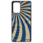 Coque silicone a72 illusion d'optique bleu original soleil color texture tpu etui smartphone geometrique ...