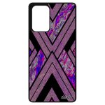 Coque silicone pour a72 marbre geometrie etui violet design color motif telephone triangle texture smartphone ...