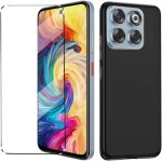 Coque silicone antichoc + verre tremp 1 pice compatible zte blade v70 - protection ecran et arrire ...