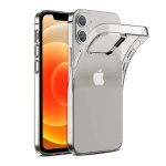 Coque silicone pour apple iphone 12 mini 5. 4  gel ultraslim et ajustement parfait - transparent