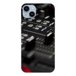 Coque en silicone - compatible apple iphone 14 plus - design dj mixer