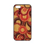 Coque silicone apple iphone 5 5s se en bois motif cachemire imprim� solide fr�ne