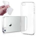 Coque silicone pour apple iphone 5 / 5s / se gel ultraslim et ajustement parfait - transparent