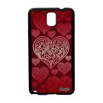 Coque silicone coeur note 3 metal smartphone cupidon love portable samsung galaxy note 3