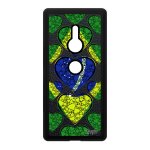 Coque silicone drapeau bresil bresilien pour sony xperia xz2 motif jo aluminium coeur foot basket smartphone ...
