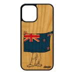 Coque silicone drapeau nouvelle zelande neo zelandais iphone 12 mini en bois rugby jeux olympiques basket ...