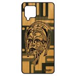 Coque silicone femme telephone pour a42 bois rigide noir fille animal ethnique gris princesse housse ...