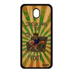 Coque silicone galaxy j7 2017 pro en bois j'peux pas y'a foot texte comique jpeux drole 4g noir humour ...