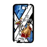 Coque en silicone pour galaxy note 2 no drama lama drole humour humoristique case animal texte llama ...