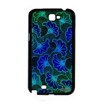 Coque silicone galaxy note 2 wax motif bleu gel fantaisie antichoc ethnique solide mobile etui afrique ...