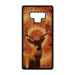Coque silicone galaxy note 9 bois cerf personnalis� etui portable telephone foret biche pas cher mandala ...