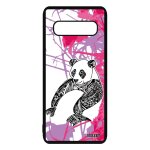 Coque silicone pour galaxy s10 plus panda nature de protection mobile en samsung galaxy s10 plus