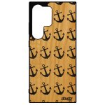 Coque silicone pour galaxy s24 ultra en bois ancre marini�re symbole rayure 4g femme marine de bateau ...