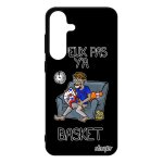 Coque silicone pour galaxy s25 + plus j'peux pas y'a basket noir texte nba jpeux mobile telephone bd ...
